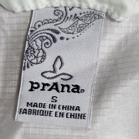 PRANA Mint Green Windbreaker Jacket size small EUC - Picture 6 of 9